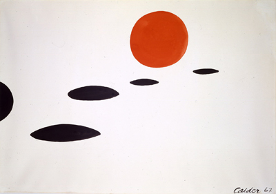 Calder Soleil rouge 1967