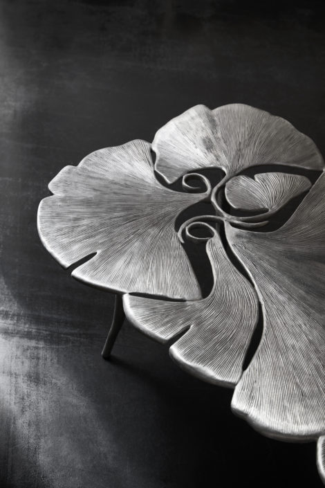 01. CLAUDE LALANNE, table basse GINKGO