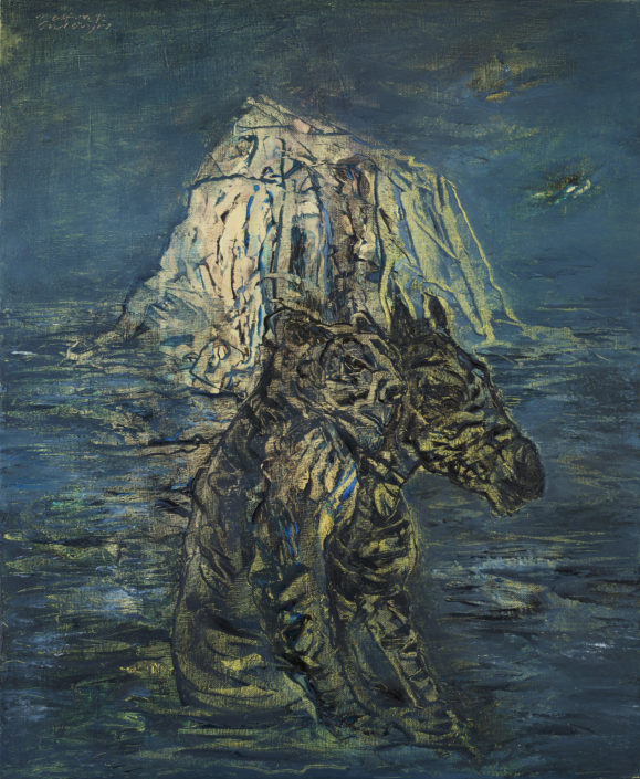 20 septembre 2019. Huile sur toile. 73 x 60 cm_Mehmet Güleryüz
